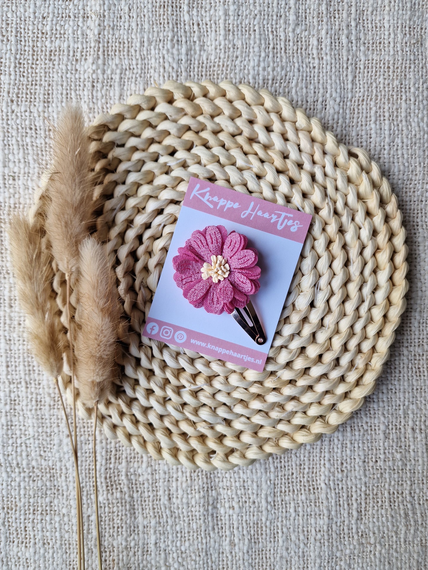 Bloem Annemoon Donker Roze