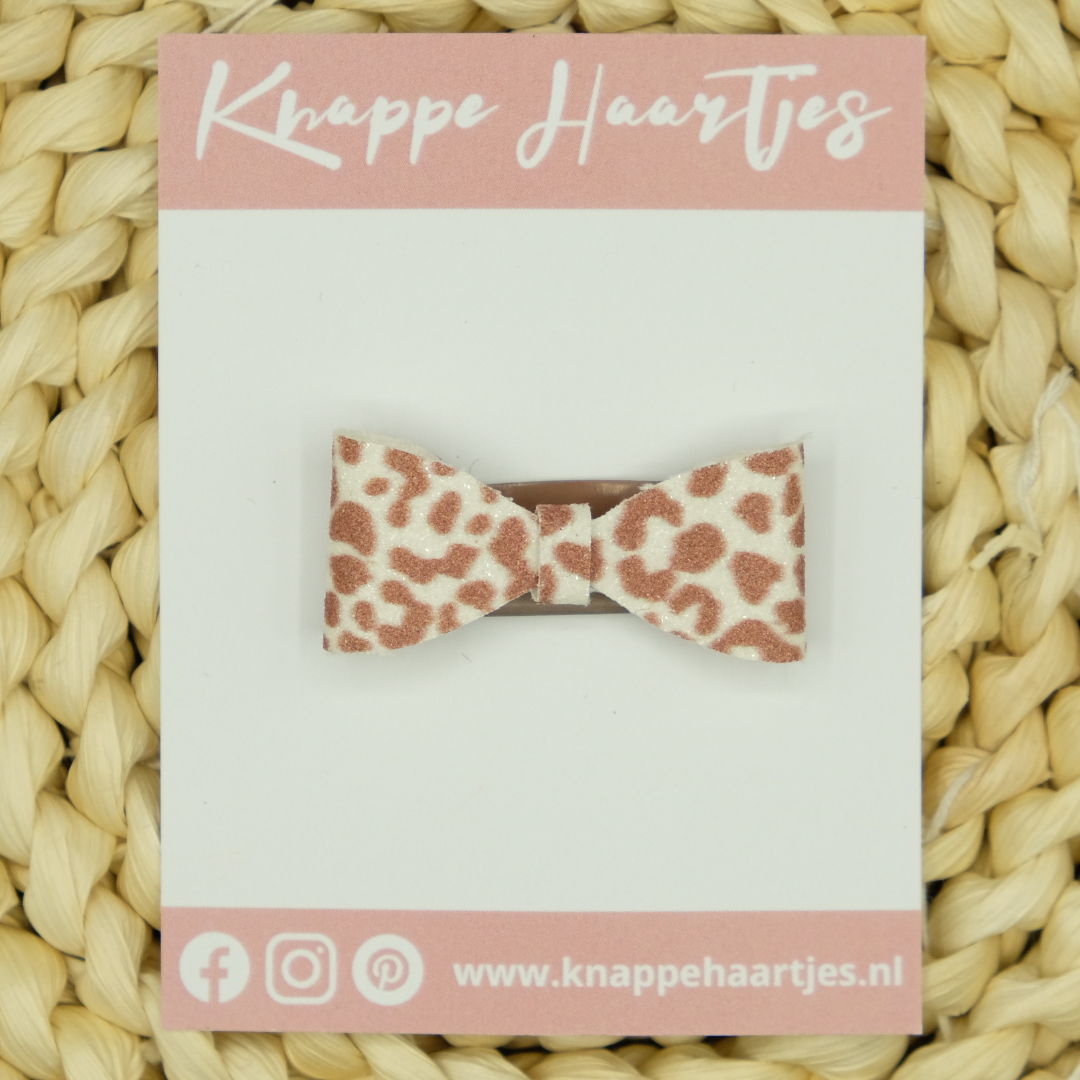 Haarstrikje giraffe beige bruin