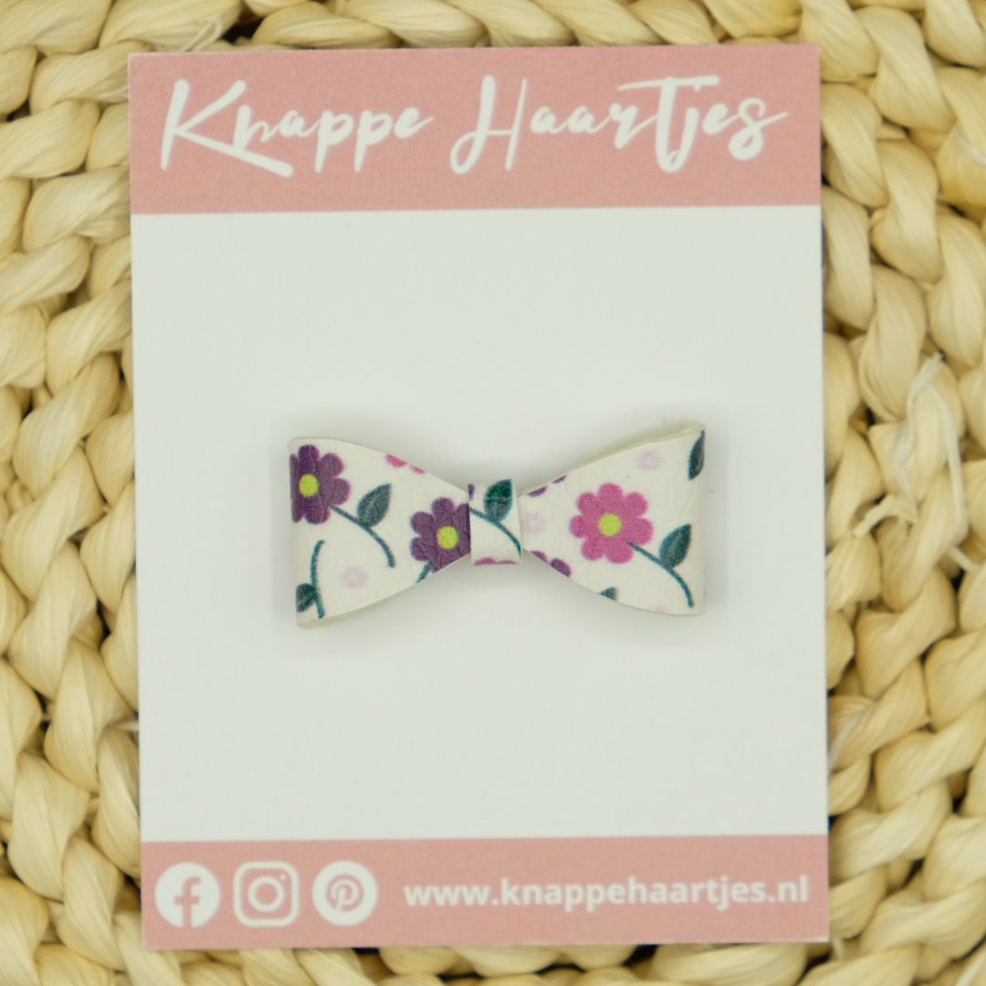 Haarstrikje paars bloem